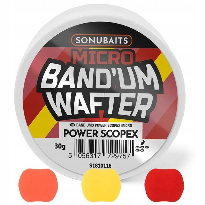 Przynęta Kulki Wafters Sonubaits Band'um Micro Power Scopex 30 g S1810116