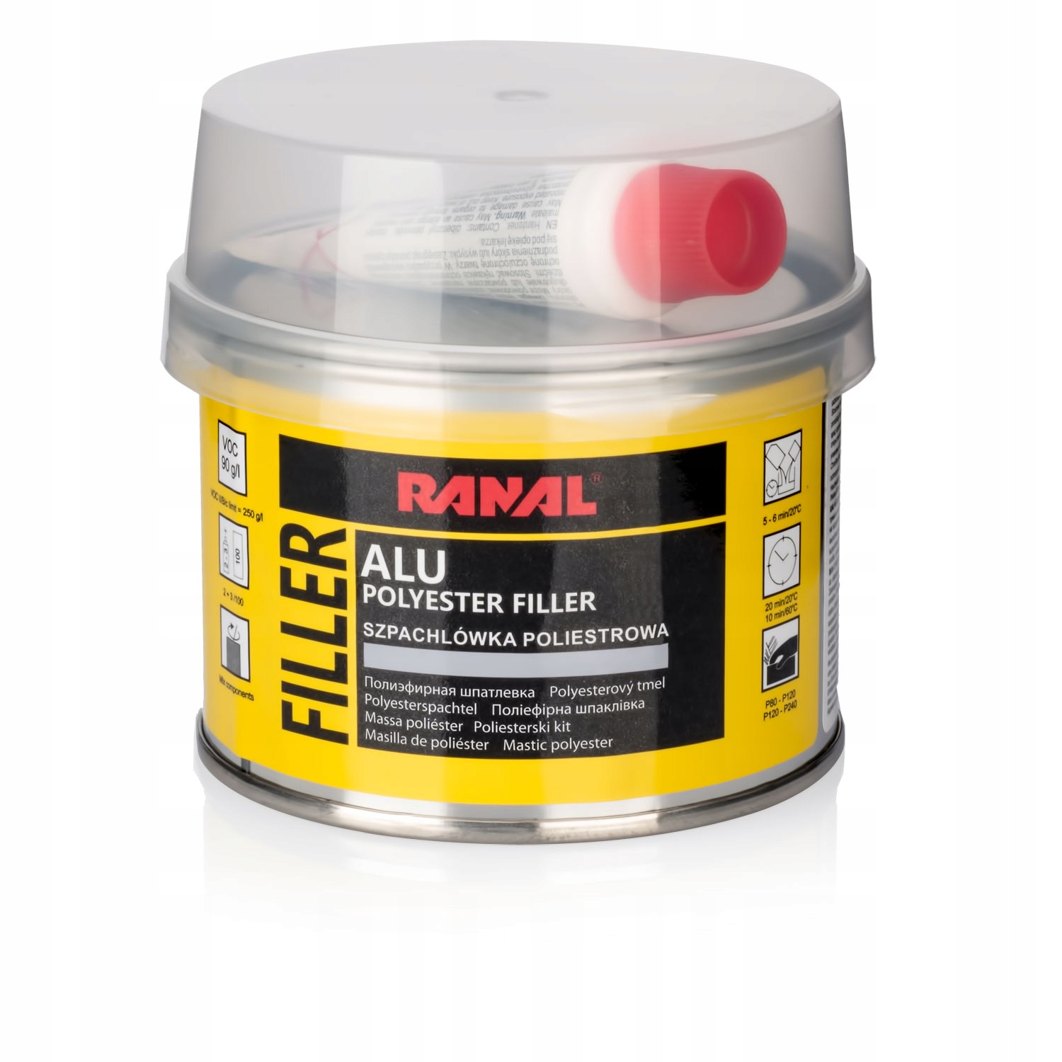 

Ranal Alu Szpachlówka Z Pyłem Aluminium 0,25kg