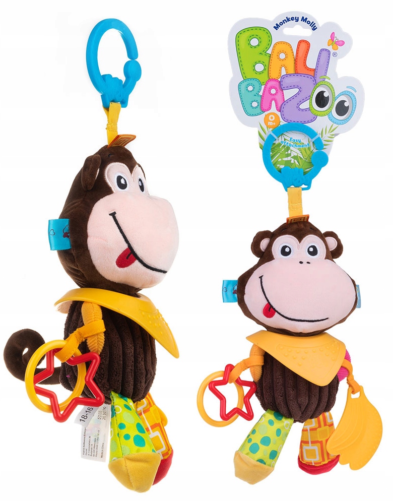 

BaliBaZoo Małpka Molly Zawieszka do wózka Gryzaki