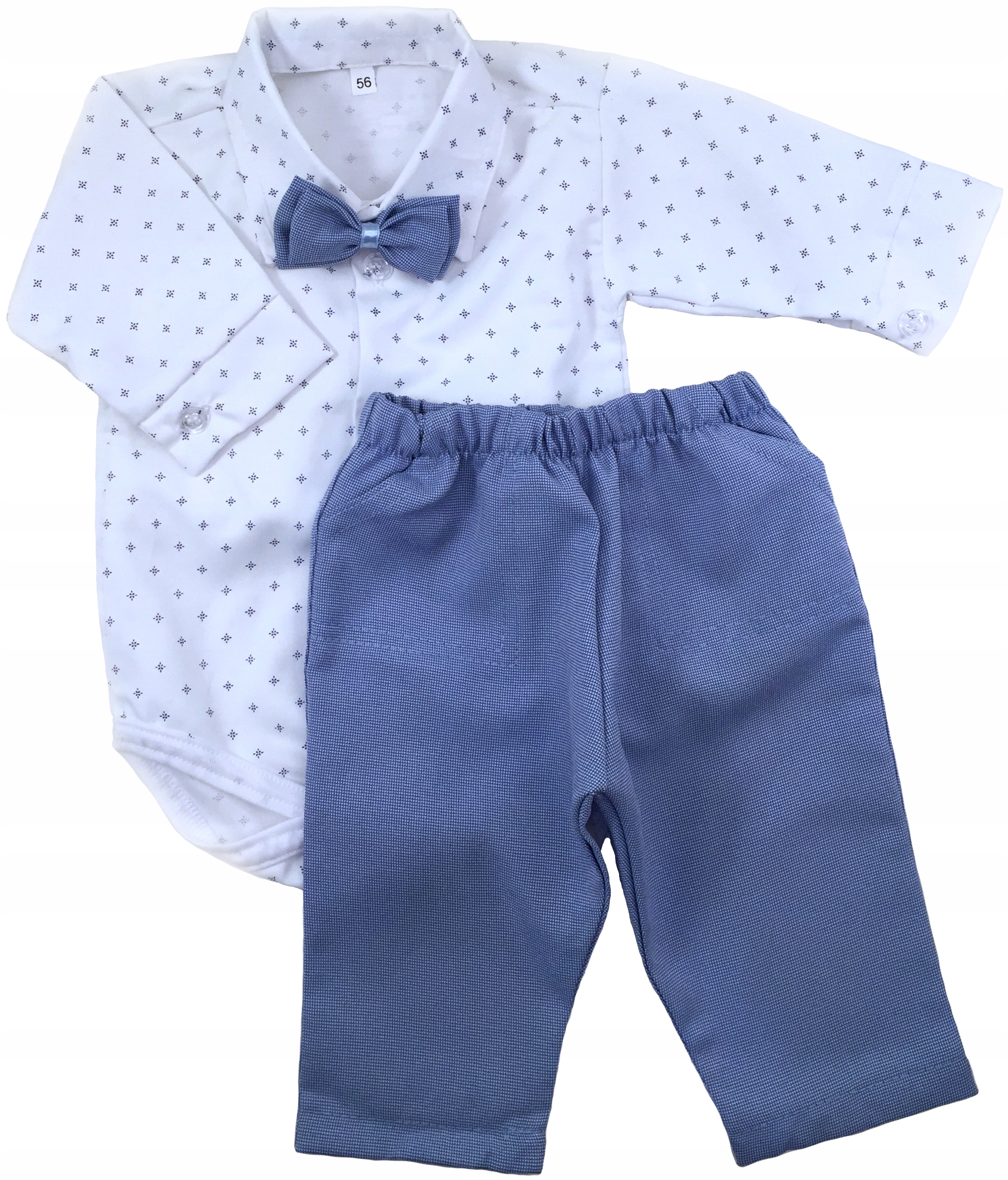 KOMPLET zestaw wizytowy 92 cm do Chrztu +18m