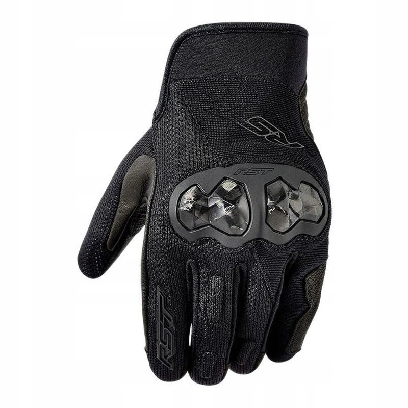 Motocyklové rukavice krátke Rst Jetstream Black čierne Zadarmo