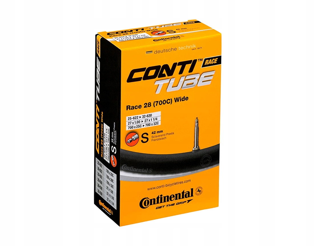Continental Race Gravel 700 25-32 dętka szosowa Pr