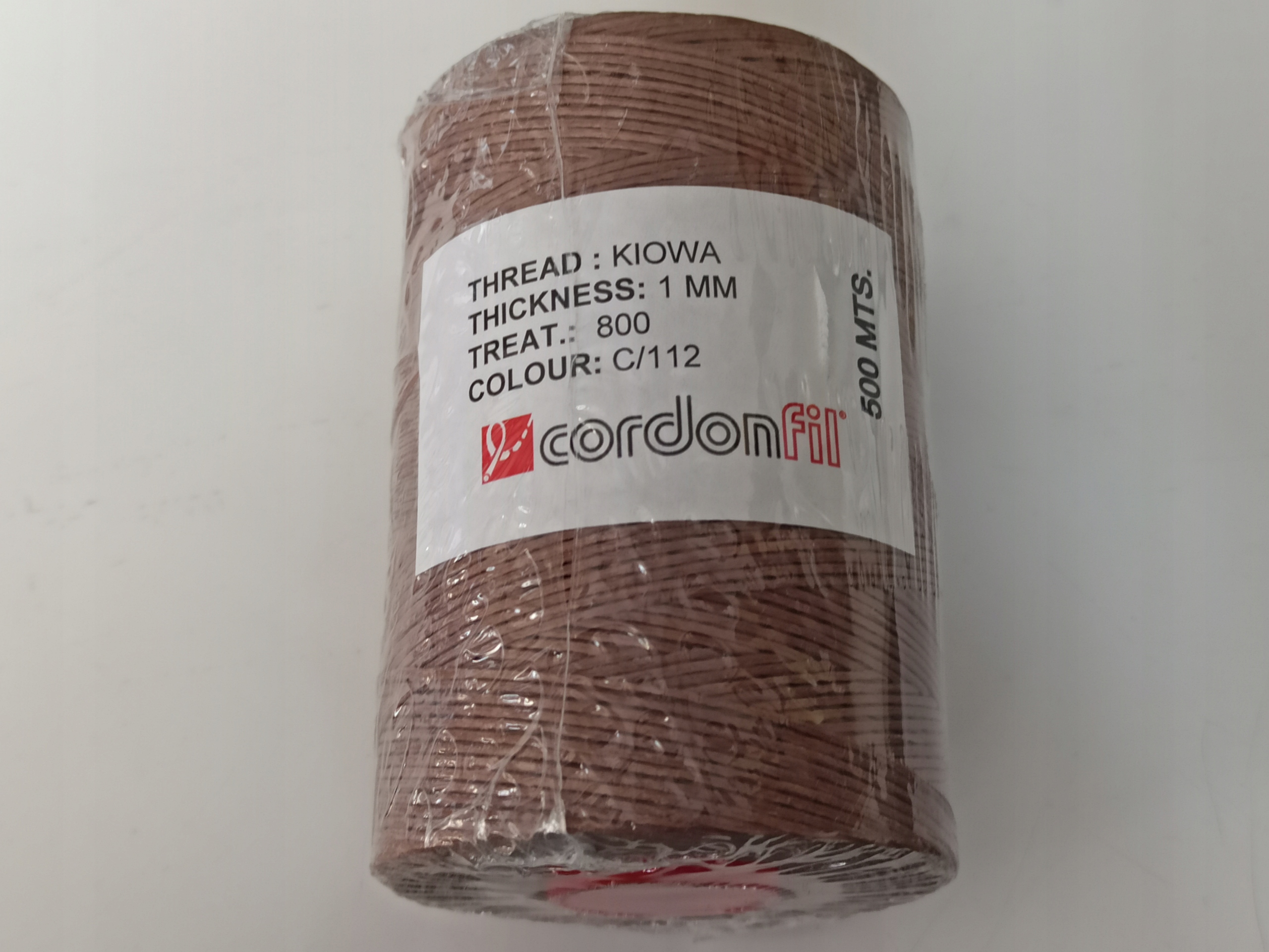 Nitě 500mb cívka XXL voskované Šedé Siwe 1mm