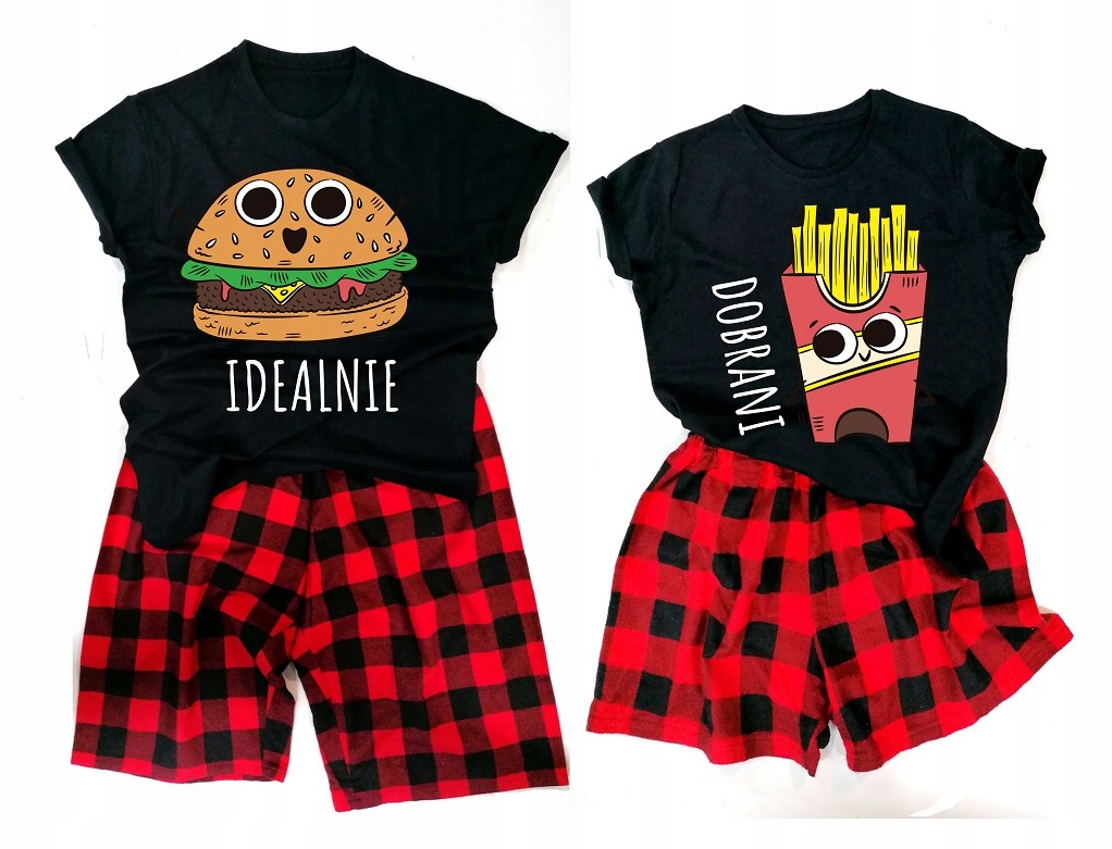 Pyžama Pro Páry Váš potisk Dárek Pod Vánoční Stromeček M