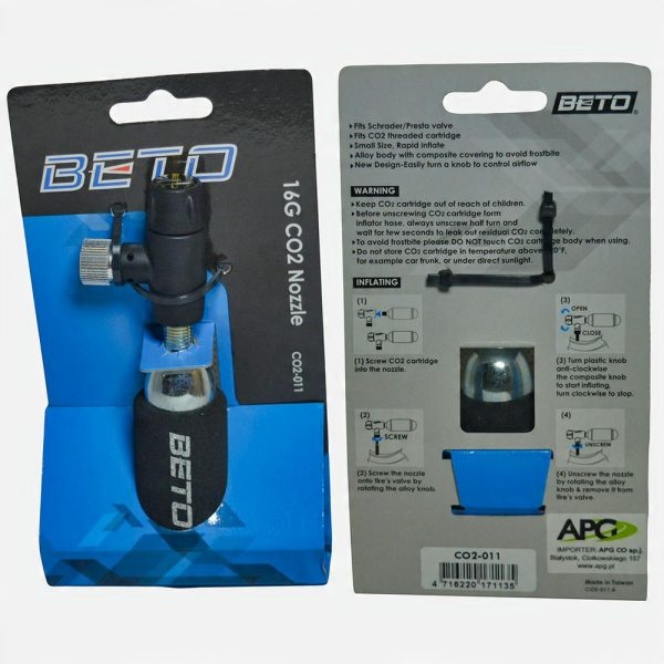 

Pompka Mini Beto CO2 regulowana Fv / Av +nabój CO2