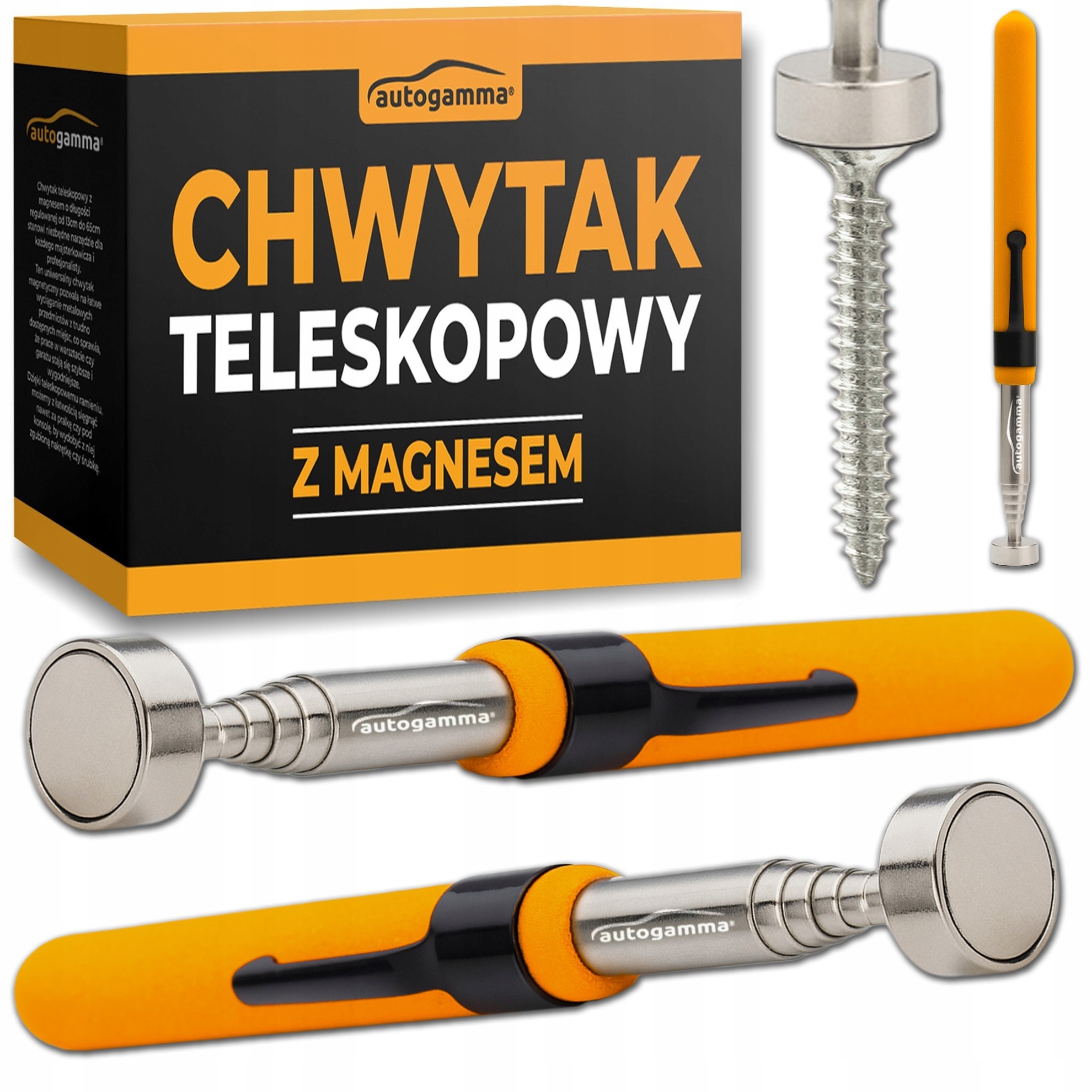 Wskaźnik Chwytak Magnetyczny Teleskopowy Magnes Ramię Uniwersalny Zaczep