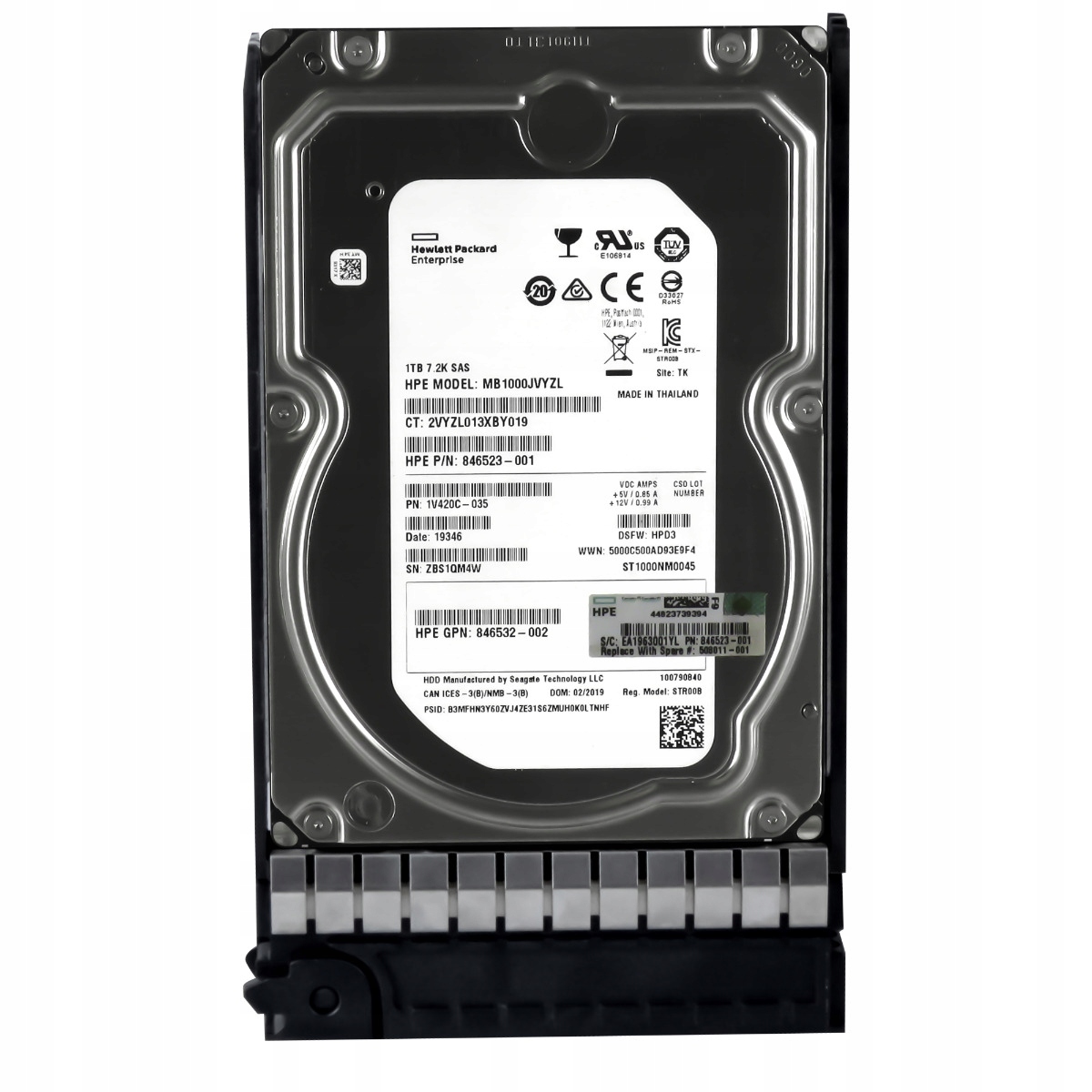 Disk Hp 846523-001_MB1000JVYZL 1000 Gb 3,5" Sas