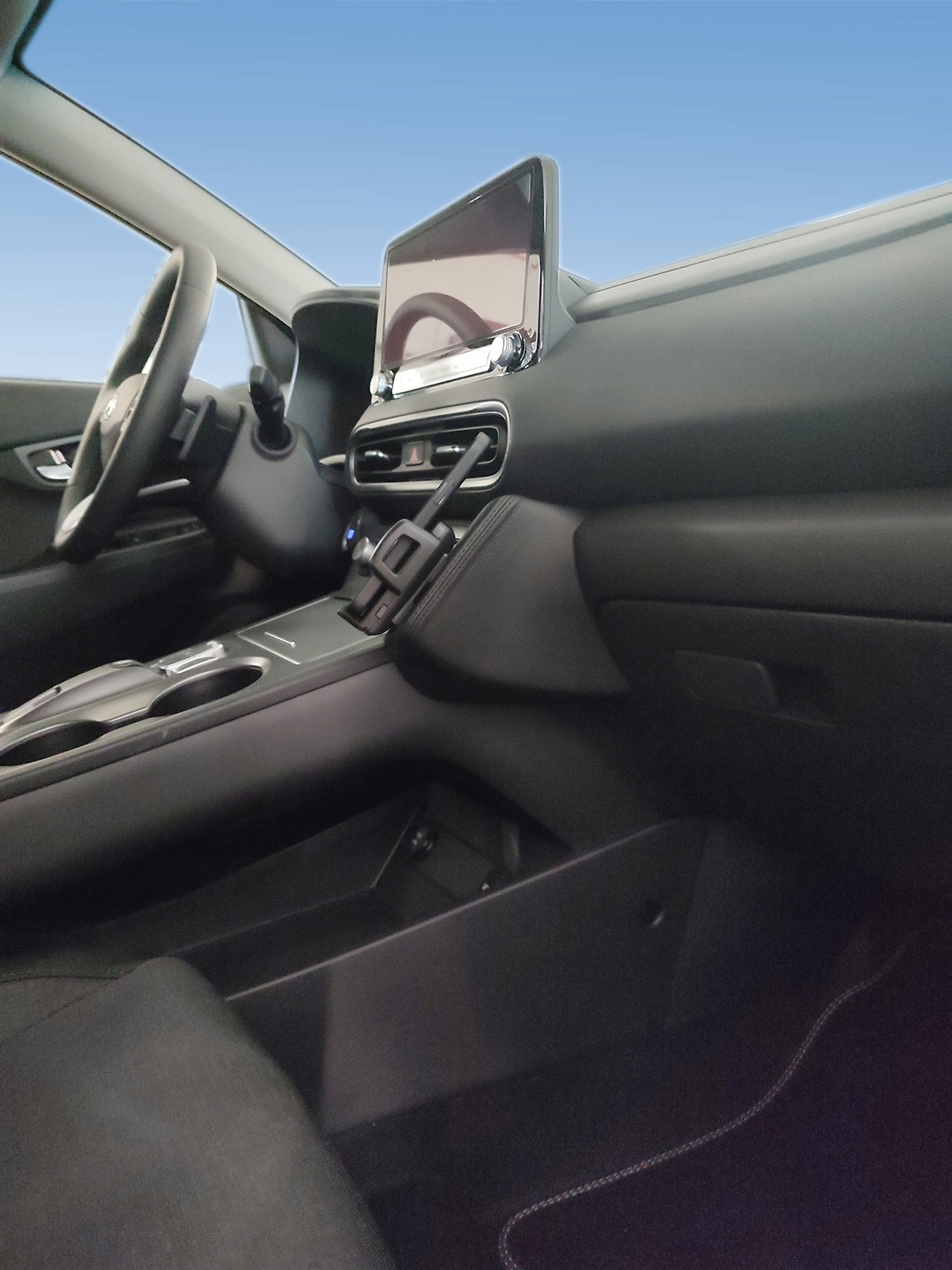 Konzola Kuda pro telefon Hyundai Kona elektrická