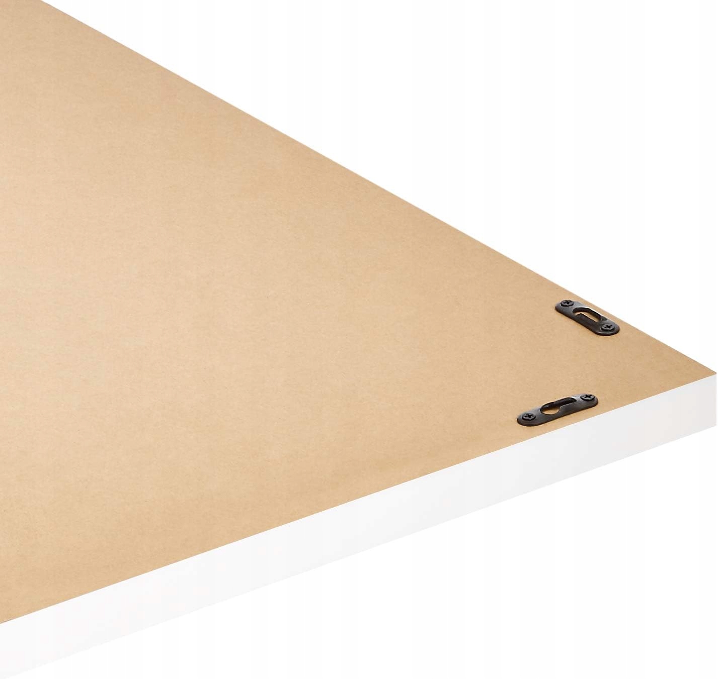 Lustro ścienne prostokąt w ramie białe 60x90cm Kod producenta 1014058-660-A60