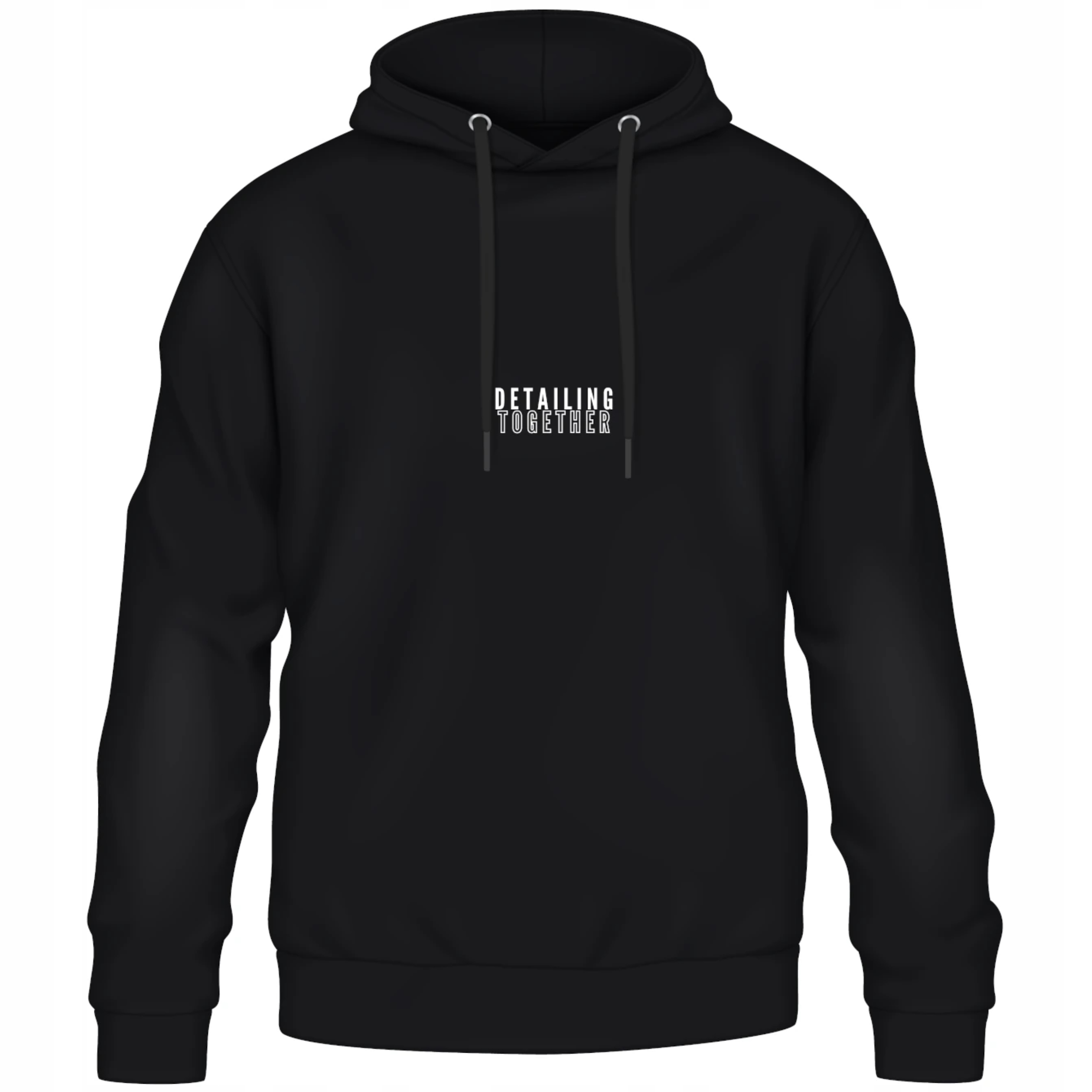 Detailing Together Mikina S Kapucí Černá Velikost M