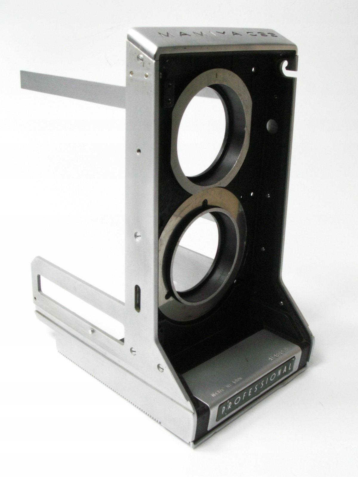 MAMIYA C33: czołówka, 2x nameplate UNIKAT! Kod producenta brak