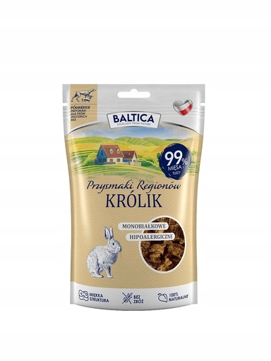 4x Baltica Pamlsek Monoproteinový králík 80 g