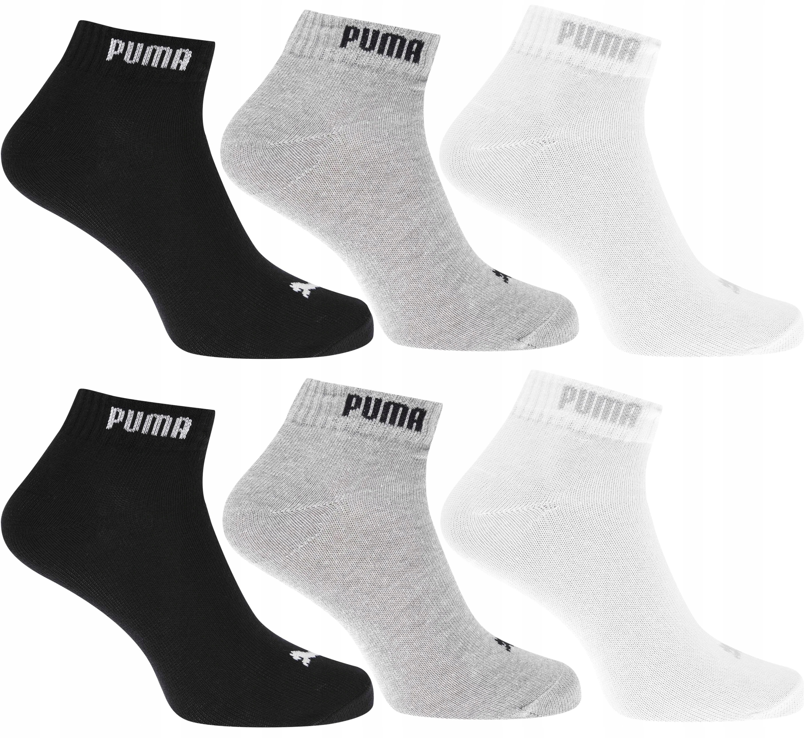 Skarpety PUMA QUARTER 6 Par Bawełna