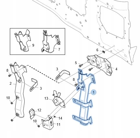КРОНШТЕЙН КРЕПЛЕНИЕ SCANIA NGS R S 2556914