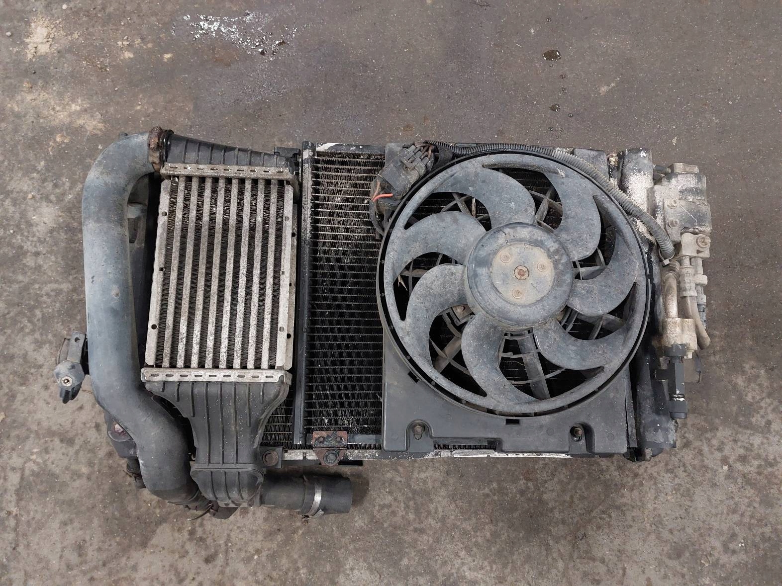 Radiateur KOMPLET + Ventilateurs OPEL ASTRA G 2.0 DTI