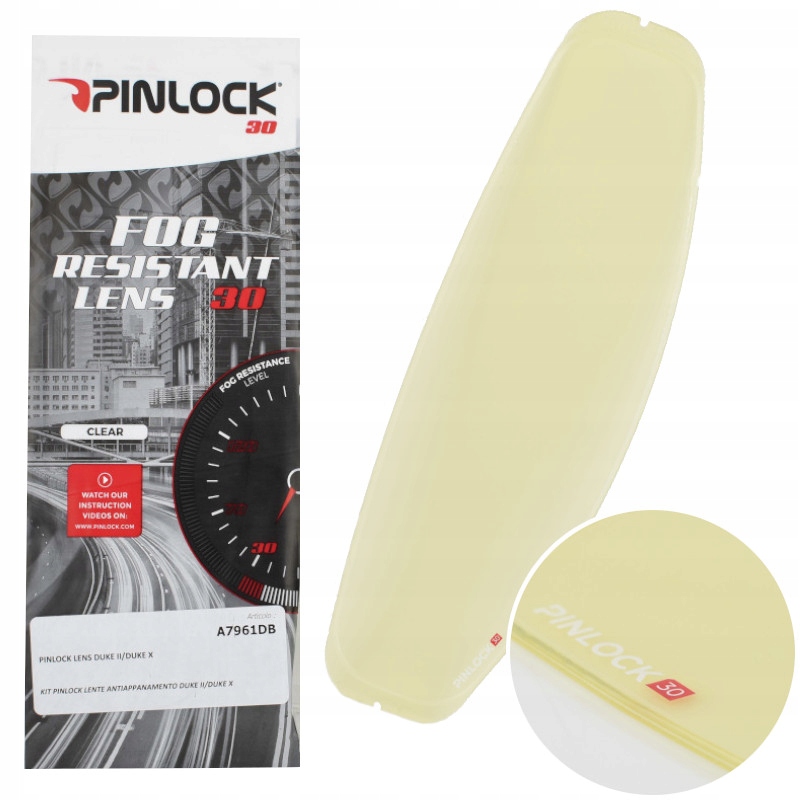 Pinlock AntiFog do Caberg Duke II / Duke X Numer katalogowy producenta A7961DB