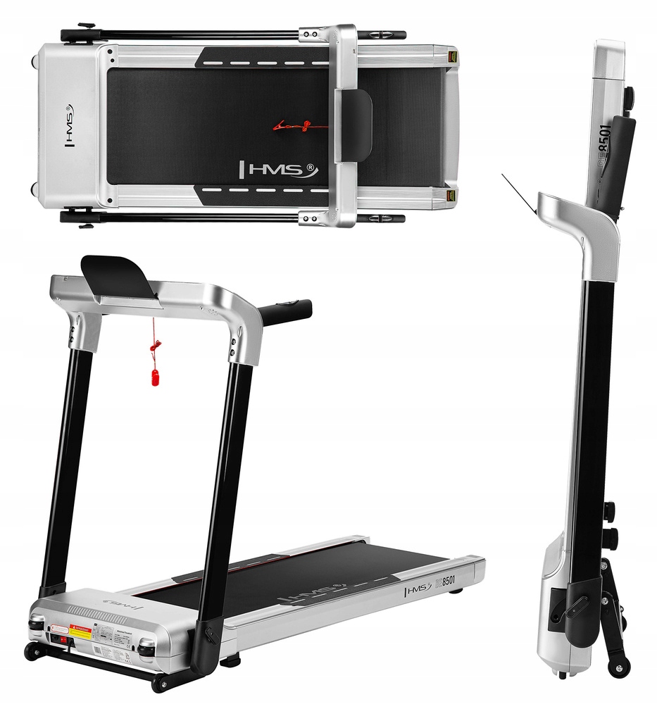 Hms Bieżnia Elektryczna Treningowa Składana 12 km/h Zwift Kinomap