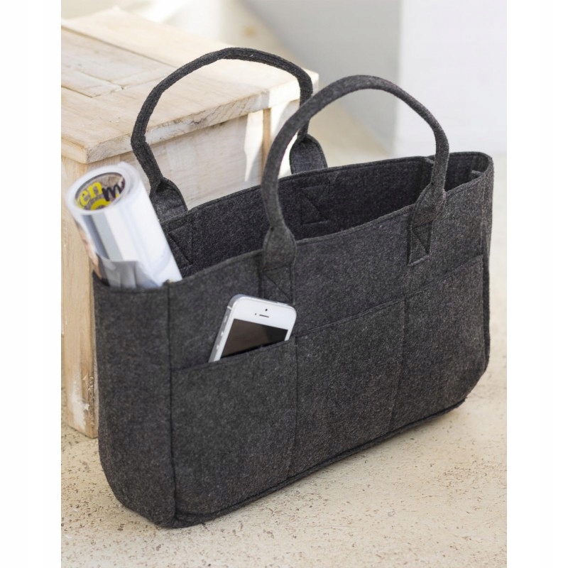 

Torba Filcowa Z Kieszeniami Shopper Charcoal 64157