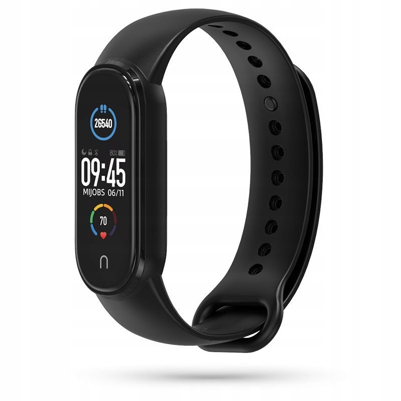 PASEK DO XIAOMI MI SMART BAND 5 / 6 / 6 NFC TECH-PROTECT ICONBAND CZARNY