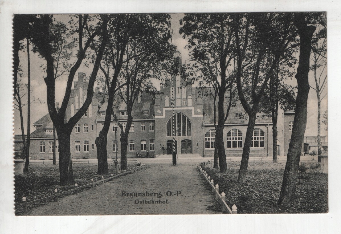 Braniewo- Braunsberg, Ostbahnhof, 1914r., -34