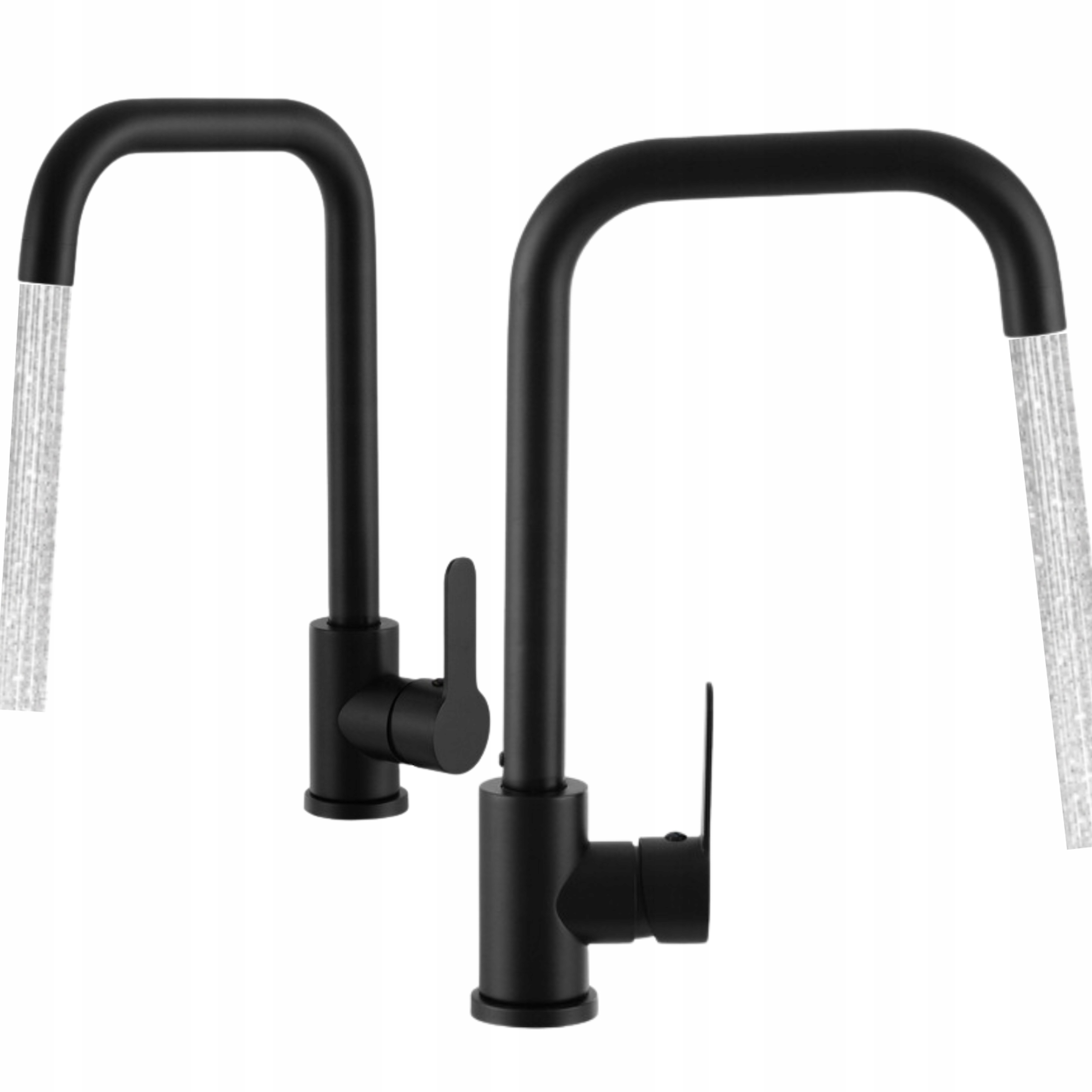 Kuchyňská baterie do dřezu Černá Kuchyňský kohout Vysoký