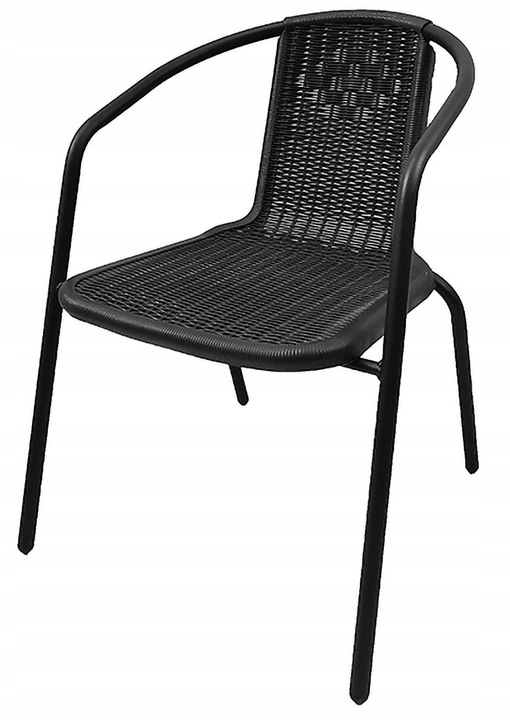 ZESTAW MEBLI OGRODOWYCH BALKON TARAS STÓŁ FI90 + 6x KRZESŁA LORETTO MIX Materiał dominujący metal