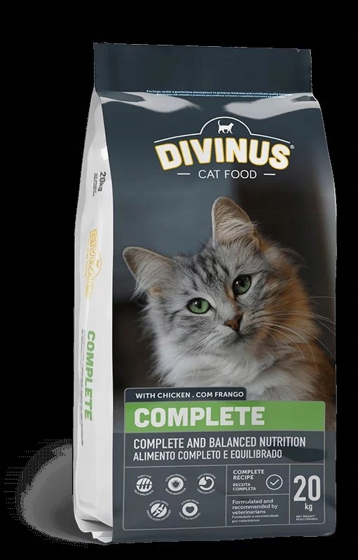 Levně Divinus Cat Complete pro dospělé kočky 20 kg