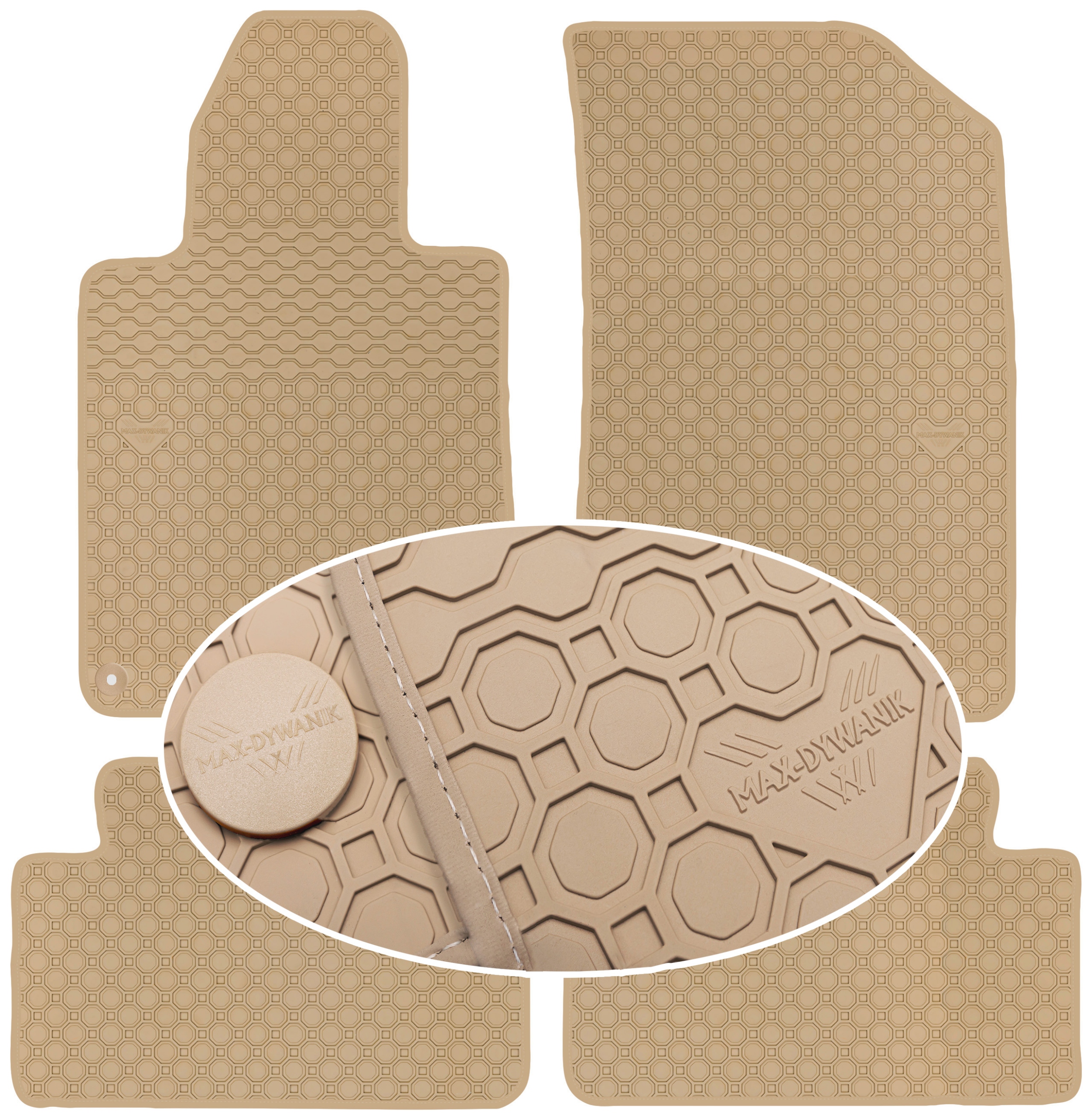 Peugeot 508 I 2010-2018 Koberce Béžové