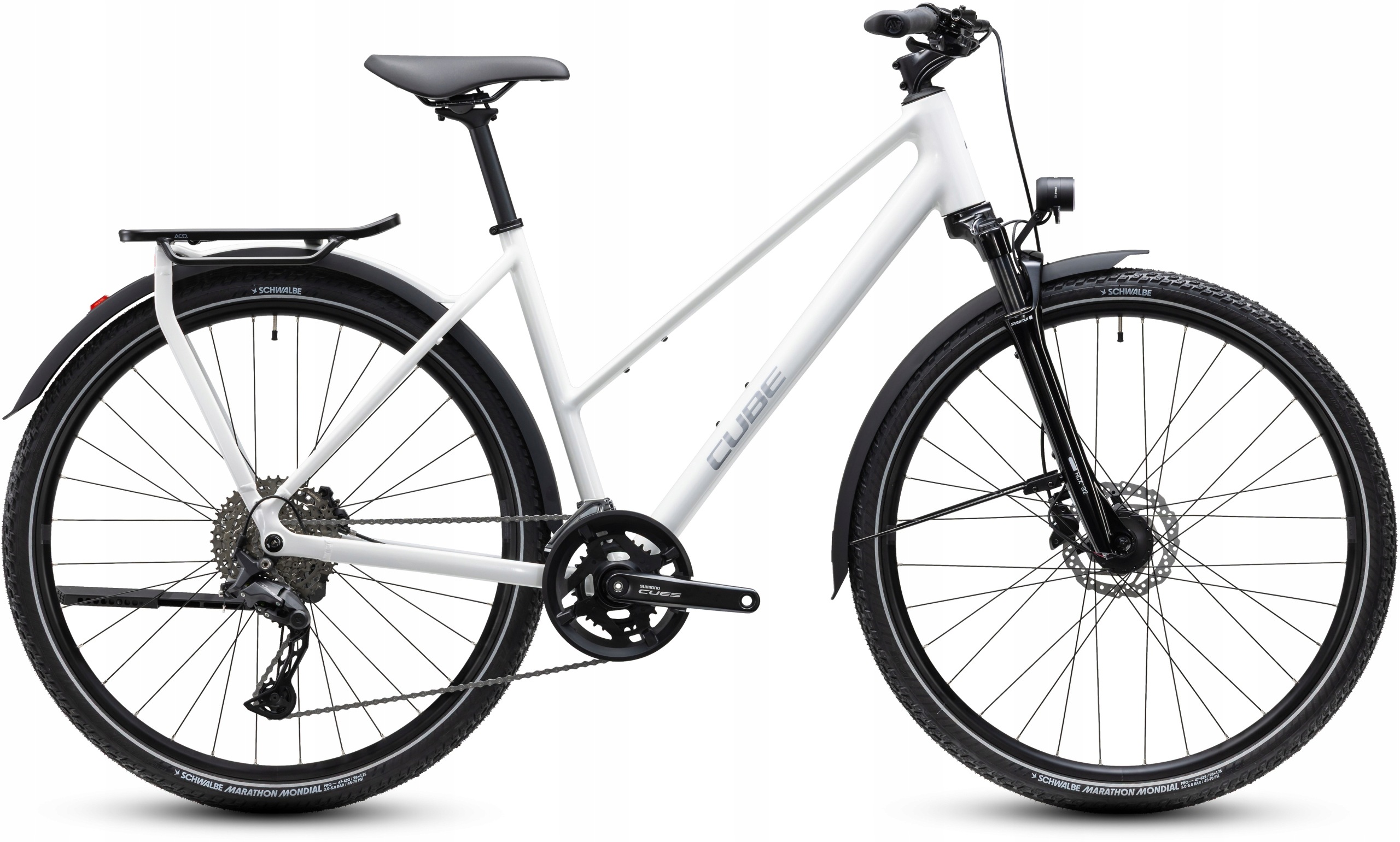 Rower Cube Kathmandu Pro 28" 2027 metallicwhite´n´chrome 54 cm