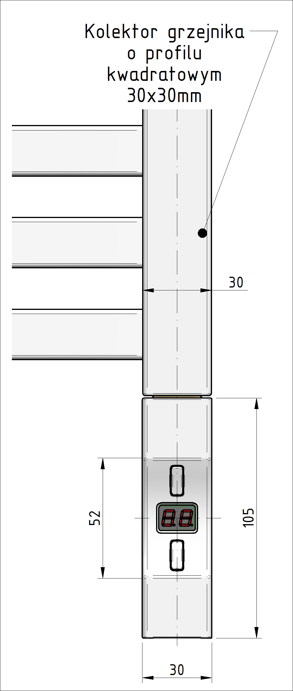 Grzałka H+E BIAŁY 300W Grzejnik elektryczny EAN (GTIN) 5904178083450
