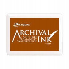 Inkoust Ranger Archival Ink Jumbo Sepia (A3P06725)