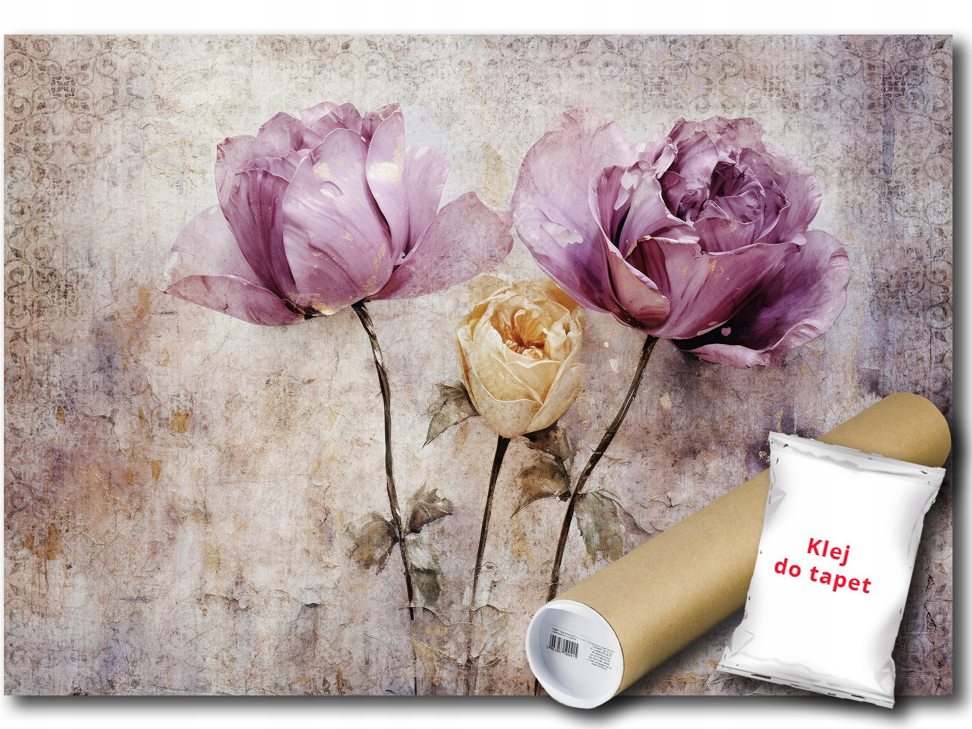 Vinylová Fototapeta Květiny Růže Vintage 208x146