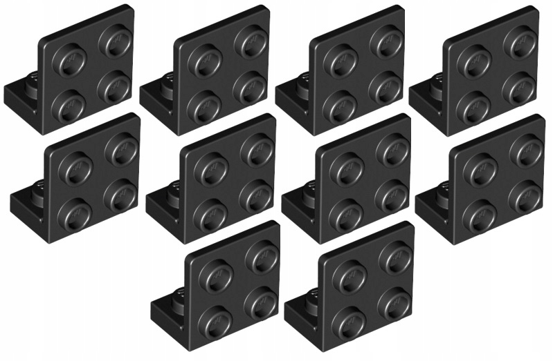 

Lego Pł. Łamana 1x2-2x2 Czarna (99207/6000650) x10