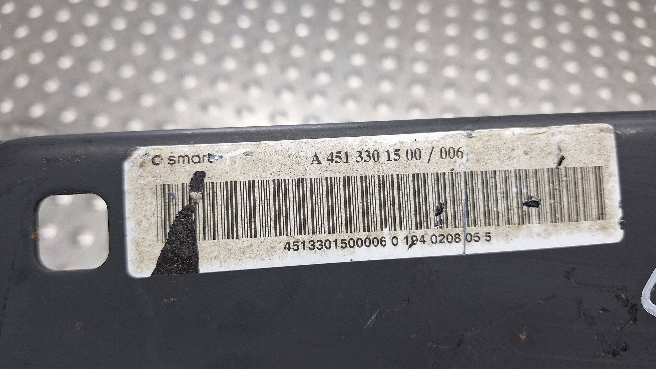 axle beam subframe sider axle beam front A4513301500 SMART FORTWO II 451