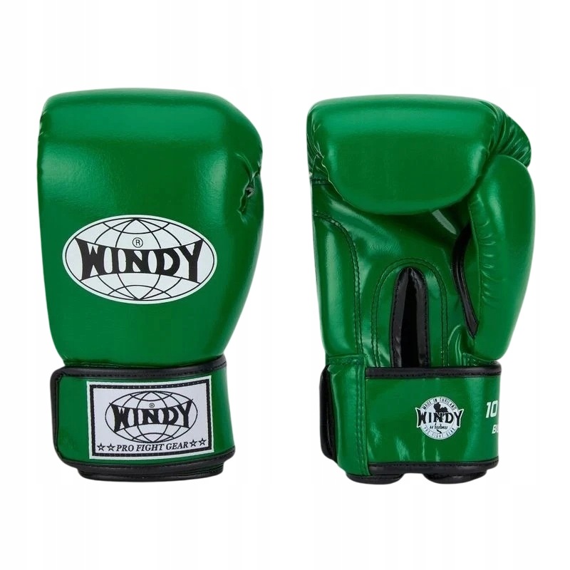 Boxerské rukavice Windy Classic Synthetic Leather 12OZ Zelené