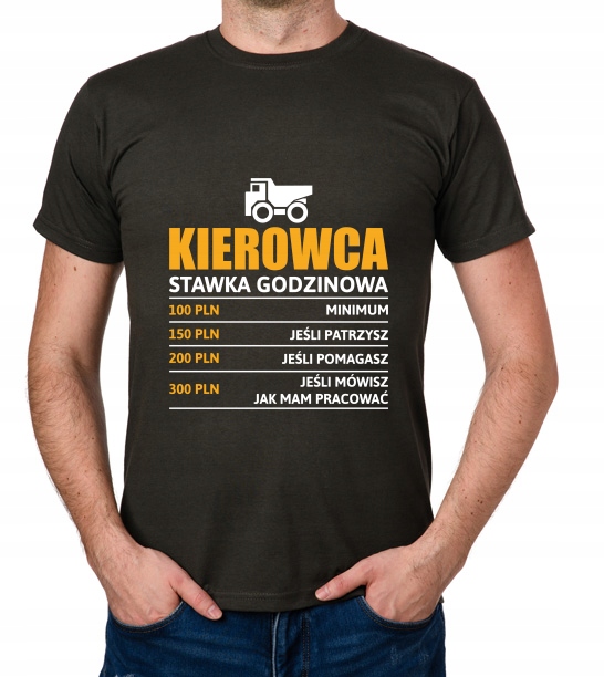 

koszulka Kierowca stawka godzinowa wywrotka