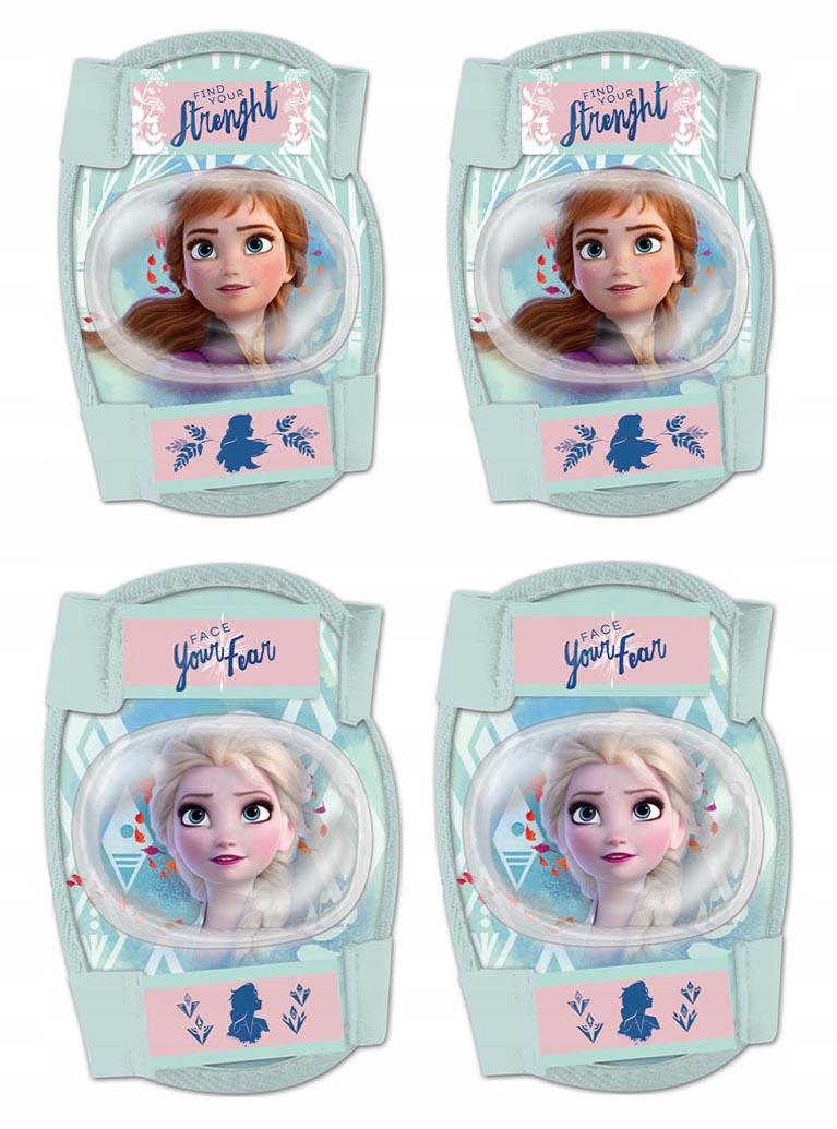 Ochraniacze Rowerowe Na Kolana I Łokcie Rolki Hulajnoga FROZEN KRAINA LODU