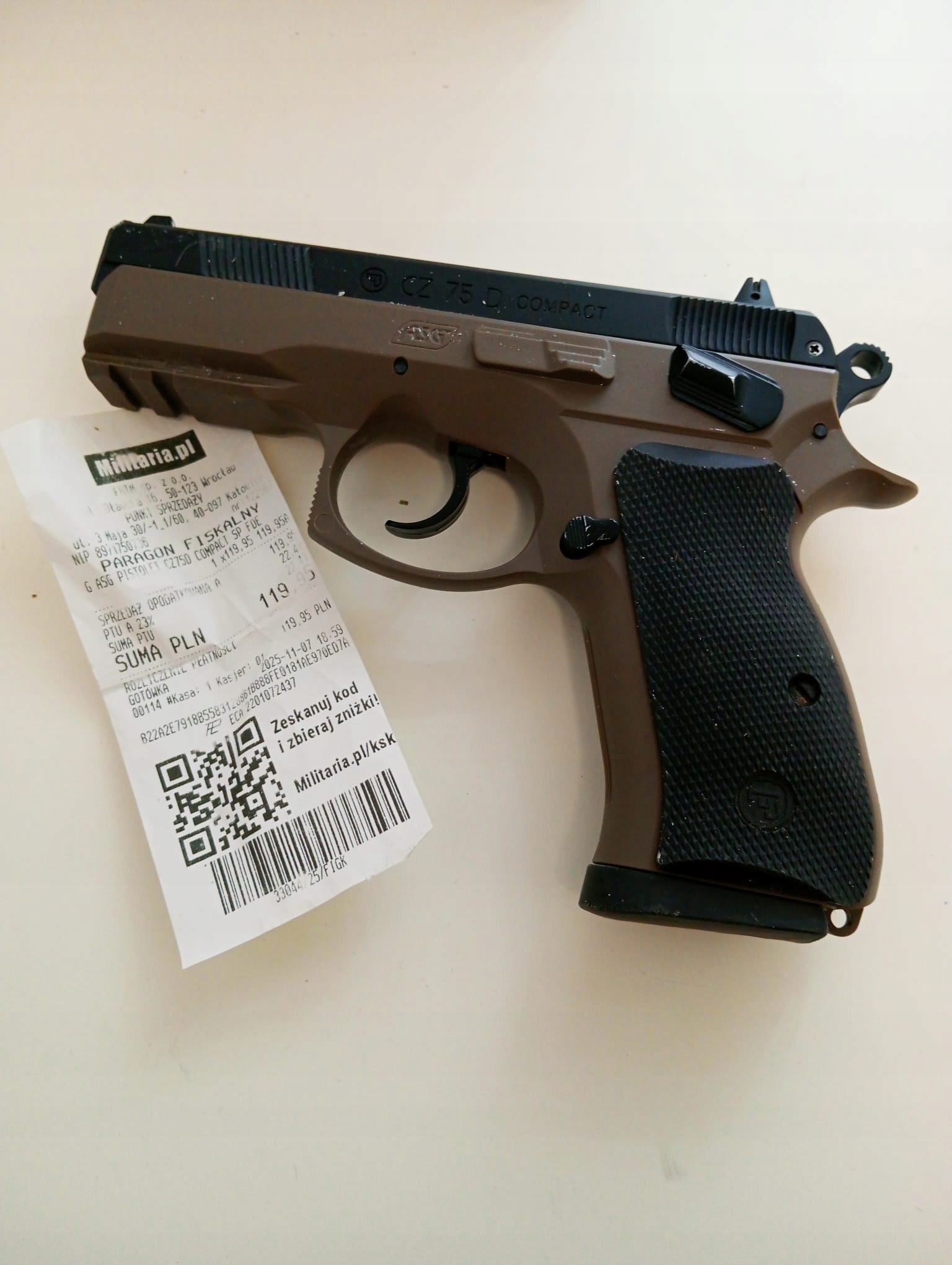 Pistolet ASG CZ 75D Compact (836/2026)