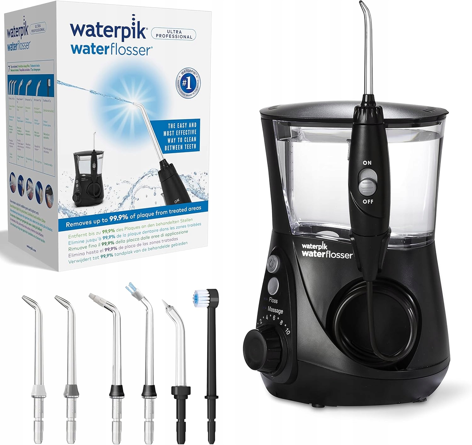Waterpik WP-660 stacjonarny irygator dentystyczny czarny 650 ml