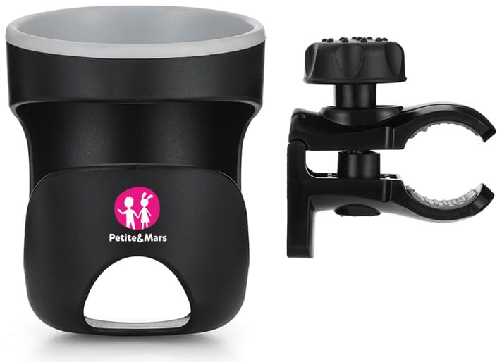 

Petite&Mars uchwyt na kubek, butelkę Black