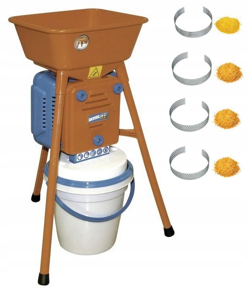 Šrotovník Mlýnek Na Obiloviny Davide 550 W 80-250 Kg/h Novital
