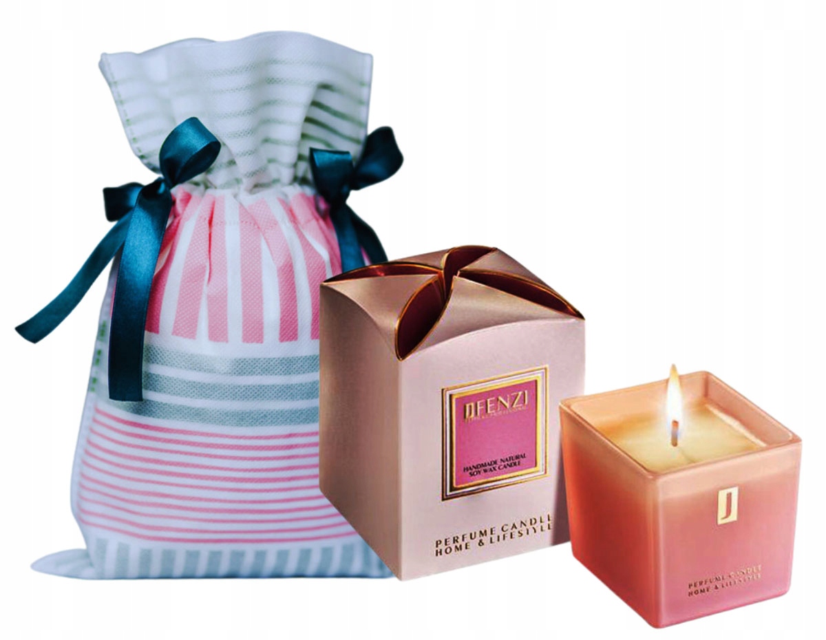 FENZI ŚWIECA NATURALNA OLEJ SOJOWY PREZENT DLA NIEJ MASAŻ MON AMIE RÓŻOWA