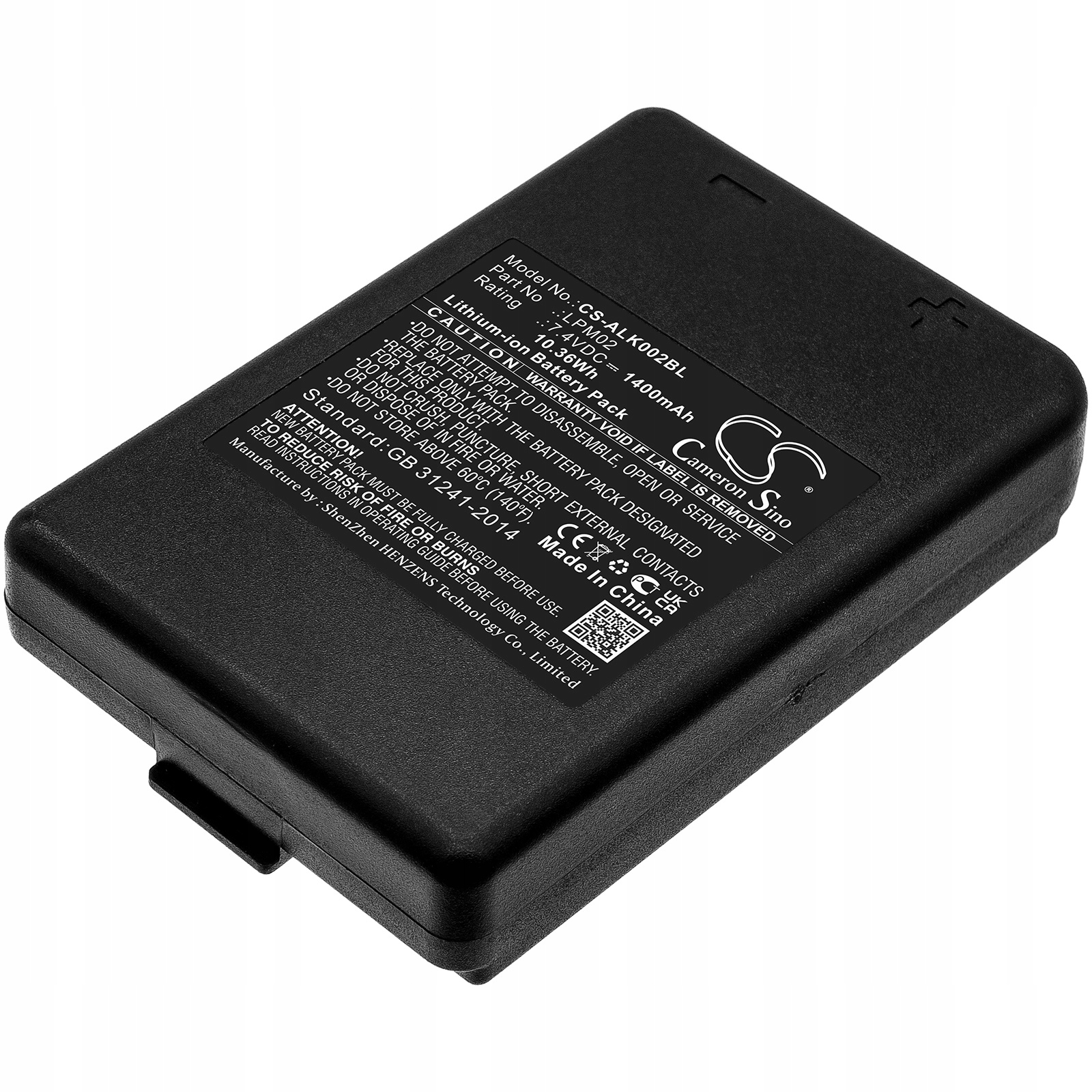 Bateria do Autec Modular Ajm Ajr Ajs Djl Djm Djr Djs LPM02 7,4V 1,4Ah