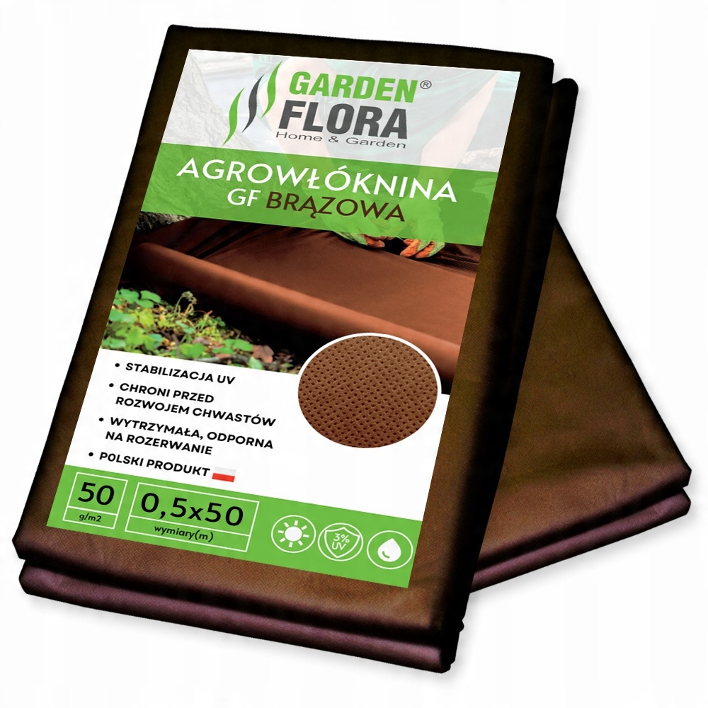 

Agrowłóknina Gf Agro Brąz 0,5x50m 50g Na Chwasty