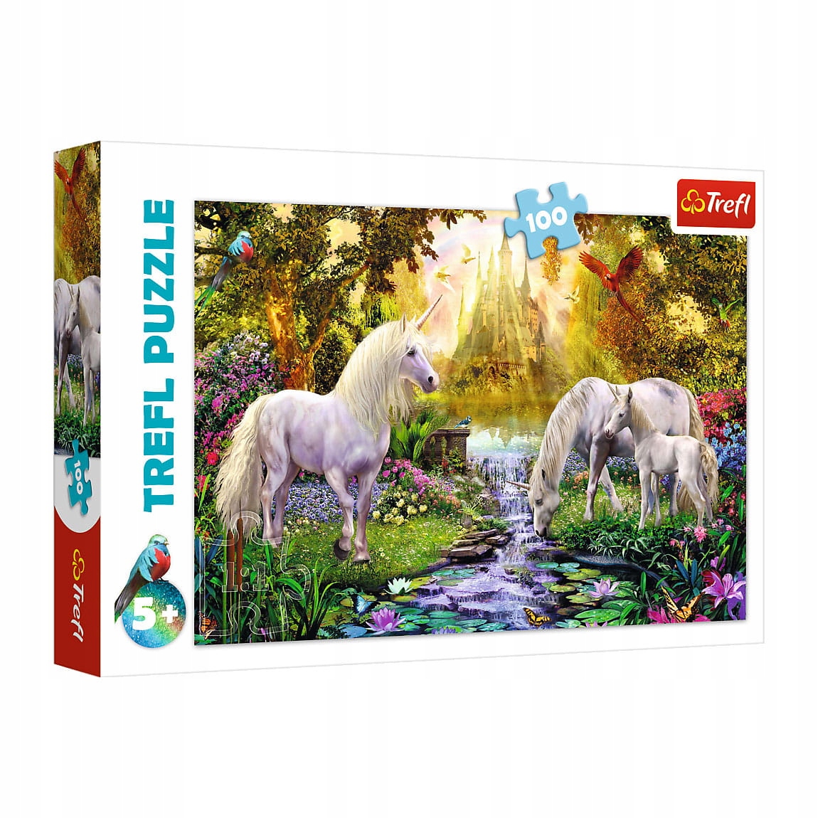 

Trefl Puzzle 100 el. Sekretny ogród Jednorożce