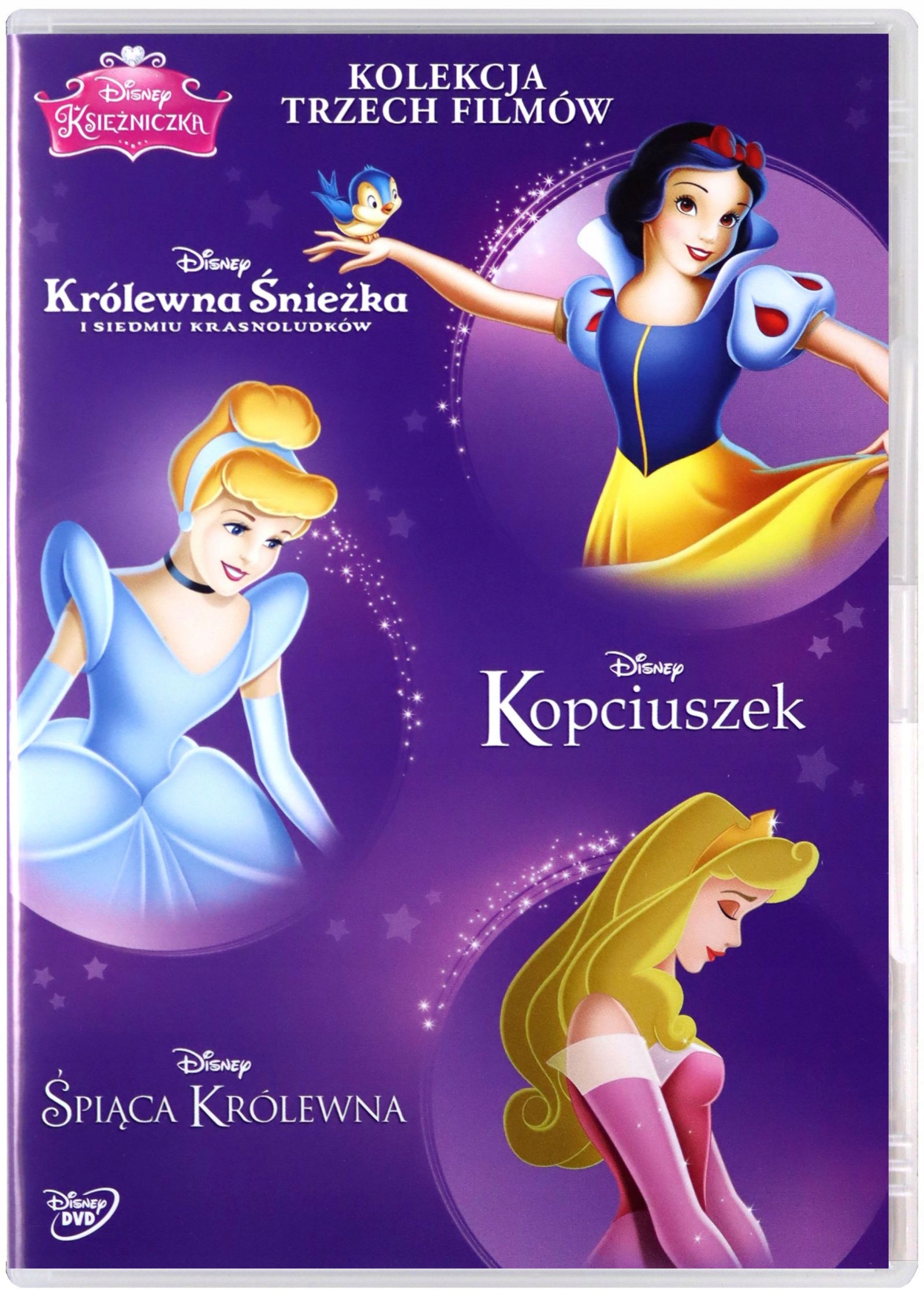 

Śpiąca Królewna Kopciuszek I Królewna Śnieżka 3DVD