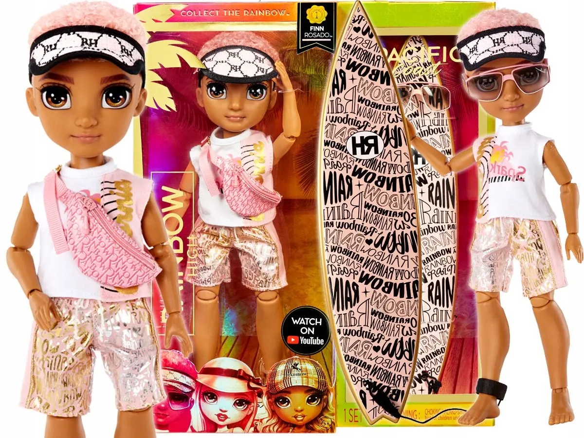 

Rainbow High Modna lalka Finn Rosado 581888