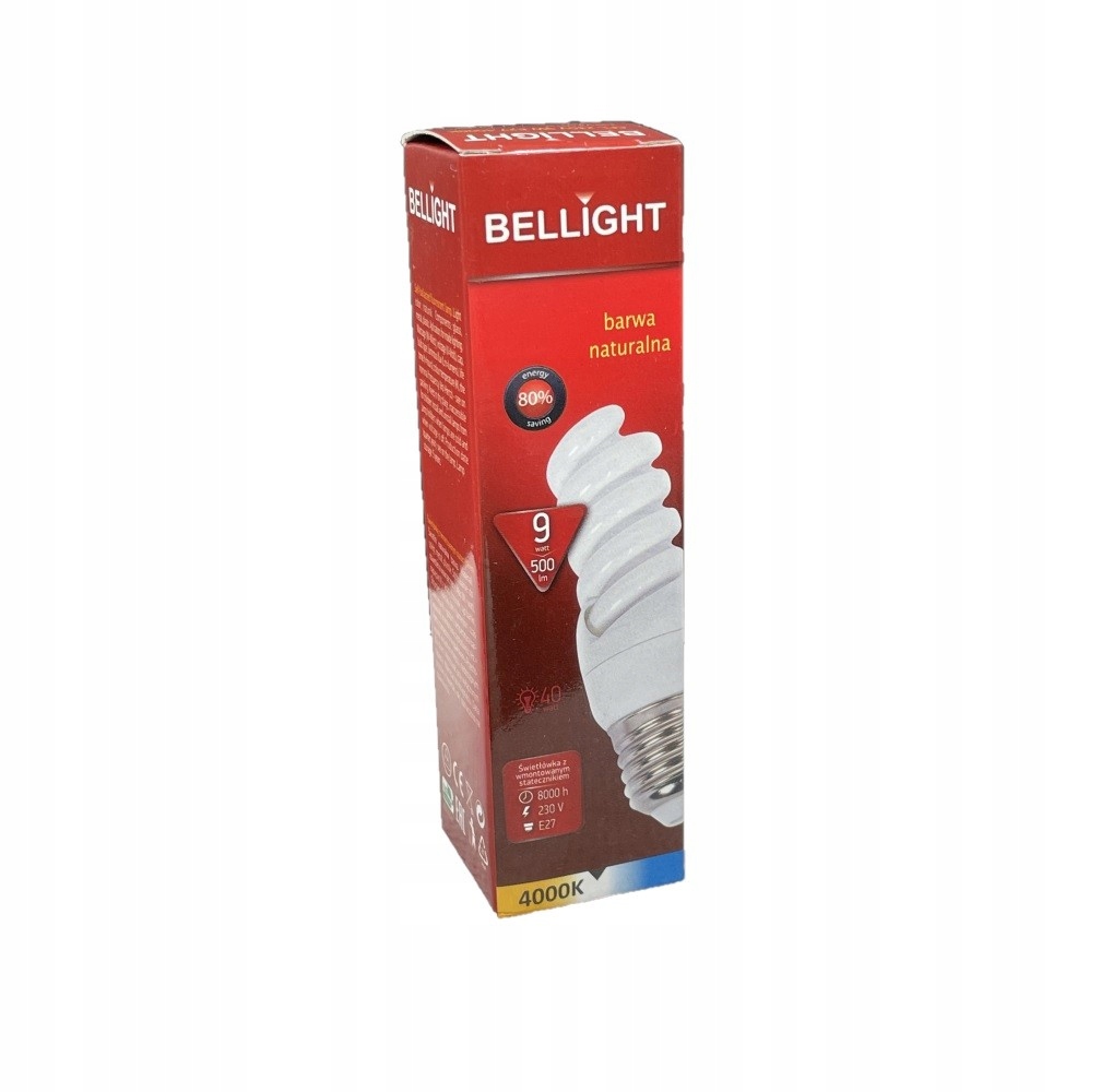 

Żarówka Energooszczędna Clf T2 Spiral 9w e27 4000k