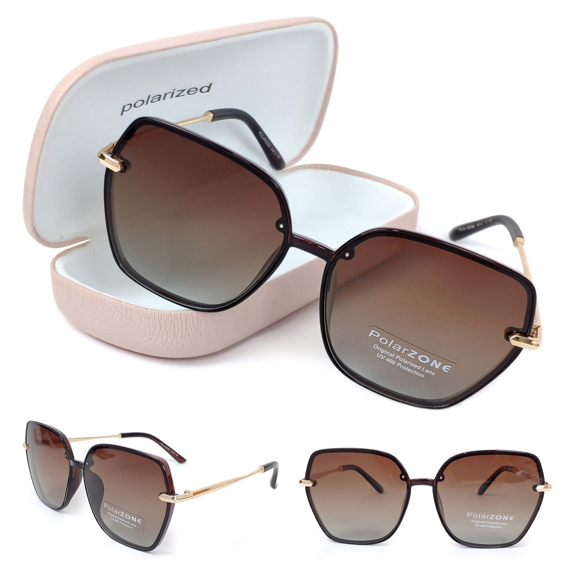 

Okulary Polaryzacyjne Muchy Brąz Damskie