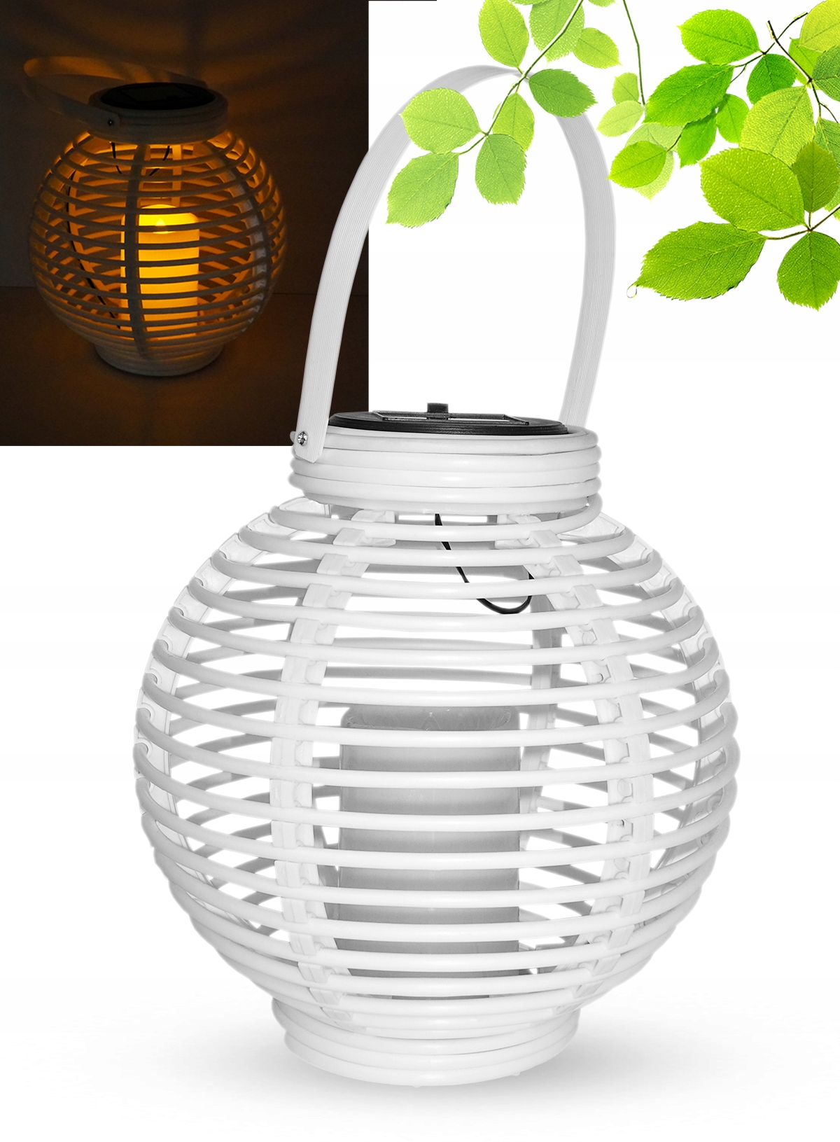 

Lampa Solarna led Latarnia Lampion Efekt Płomienia